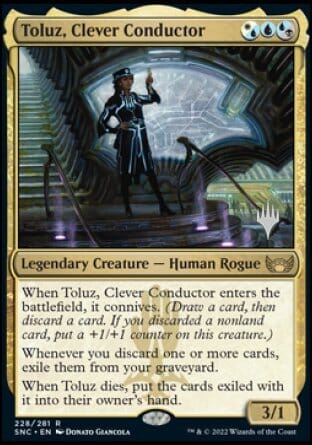 Toluz, Clever Conductor (Promo Pack) [Streets of New Capenna Promos] MTG Single Magic: The Gathering  | Multizone: Comics And Games