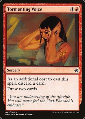 Tormenting Voice [Game Night] MTG Single Magic: The Gathering  | Multizone: Comics And Games