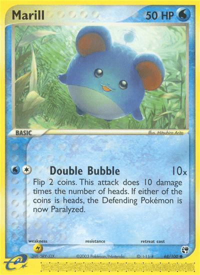Marill (68/100) [EX: Sandstorm] Pokemon Single Pokémon  | Multizone: Comics And Games