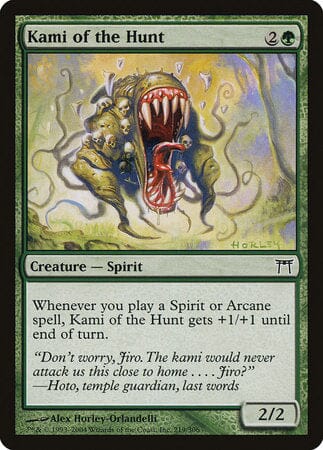 Kami of the Hunt [Champions of Kamigawa] MTG Single Magic: The Gathering  | Multizone: Comics And Games