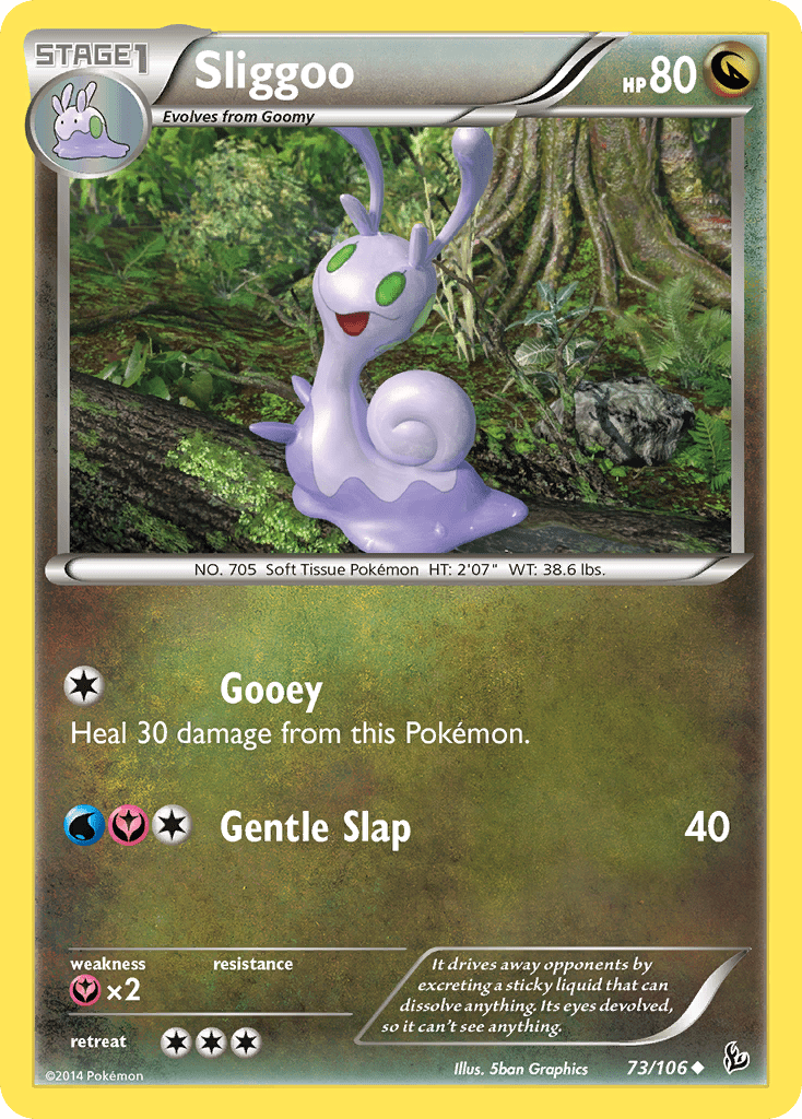 Sliggoo (73/106) [XY: Flashfire] Pokemon Single Pokémon  | Multizone: Comics And Games
