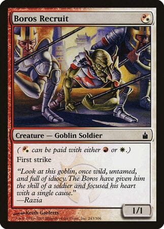 Boros Recruit [Ravnica: City of Guilds] MTG Single Magic: The Gathering  | Multizone: Comics And Games