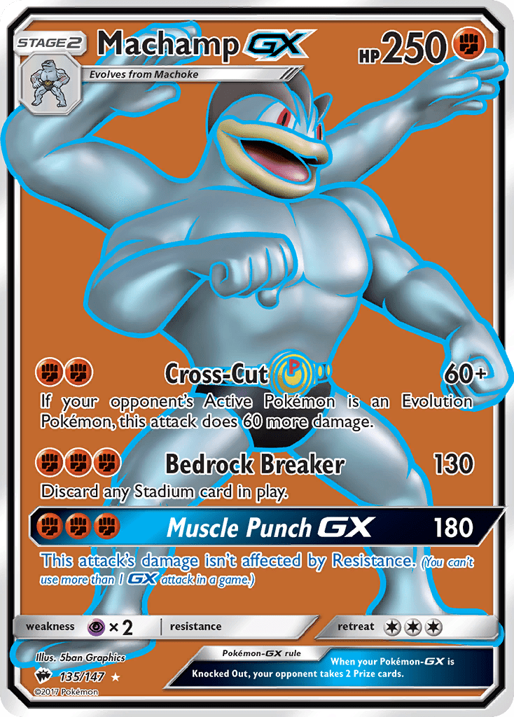 Machamp GX (135/147) [Sun & Moon: Burning Shadows] Pokemon Single Pokémon  | Multizone: Comics And Games