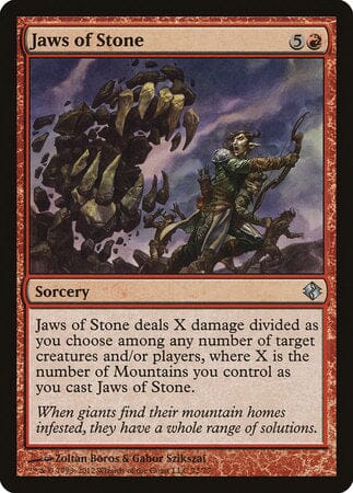 Jaws of Stone [Duel Decks: Venser vs. Koth] MTG Single Magic: The Gathering  | Multizone: Comics And Games