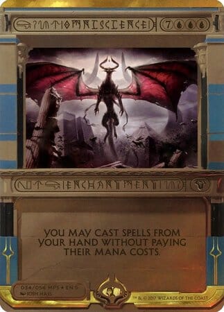 Omniscience [Amonkhet Invocations] MTG Single Magic: The Gathering  | Multizone: Comics And Games