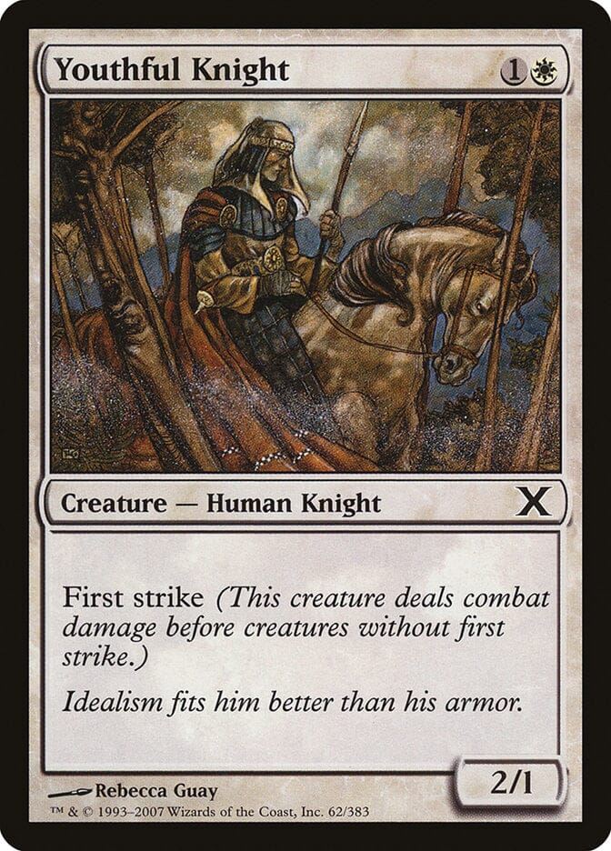 Youthful Knight [Tenth Edition] MTG Single Magic: The Gathering  | Multizone: Comics And Games