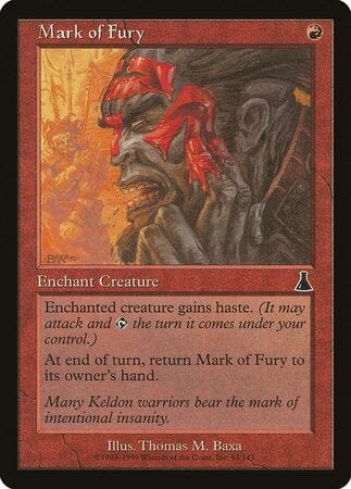 Mark of Fury [Urza's Destiny] MTG Single Magic: The Gathering  | Multizone: Comics And Games
