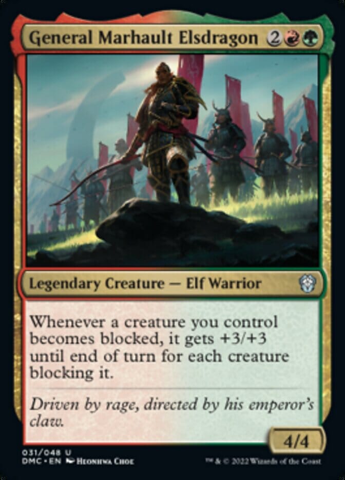 General Marhault Elsdragon [Dominaria United Commander] MTG Single Magic: The Gathering  | Multizone: Comics And Games