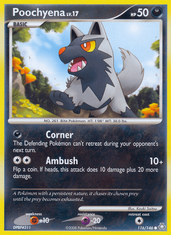Poochyena (116/146) [Diamond & Pearl: Legends Awakened] Pokemon Single Pokémon  | Multizone: Comics And Games