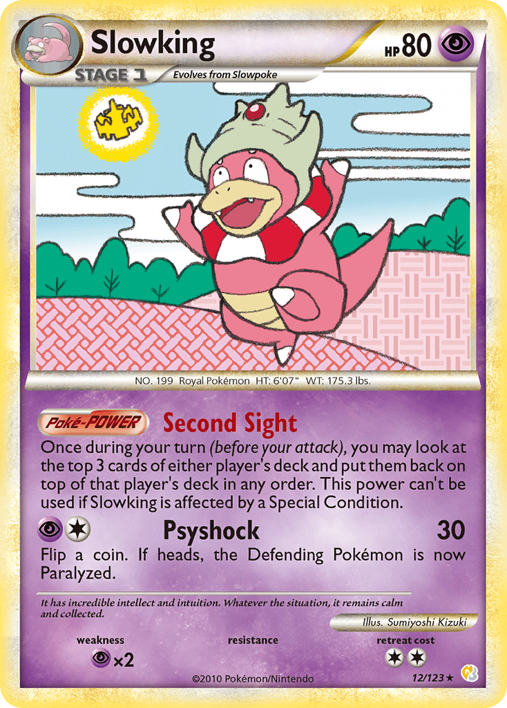 Slowking (12/123) [HeartGold & SoulSilver: Base Set] Pokemon Single Pokémon  | Multizone: Comics And Games