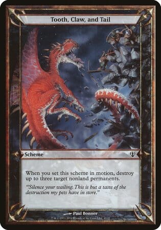 Tooth, Claw, and Tail (Archenemy) [Archenemy Schemes] MTG Single Magic: The Gathering  | Multizone: Comics And Games