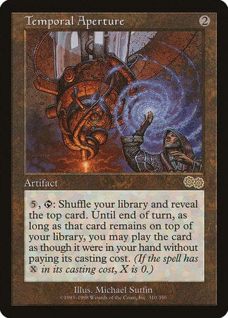 Temporal Aperture [Urza's Saga] MTG Single Magic: The Gathering  | Multizone: Comics And Games