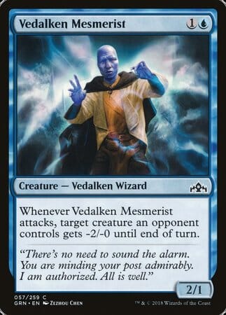 Vedalken Mesmerist [Guilds of Ravnica] MTG Single Magic: The Gathering  | Multizone: Comics And Games