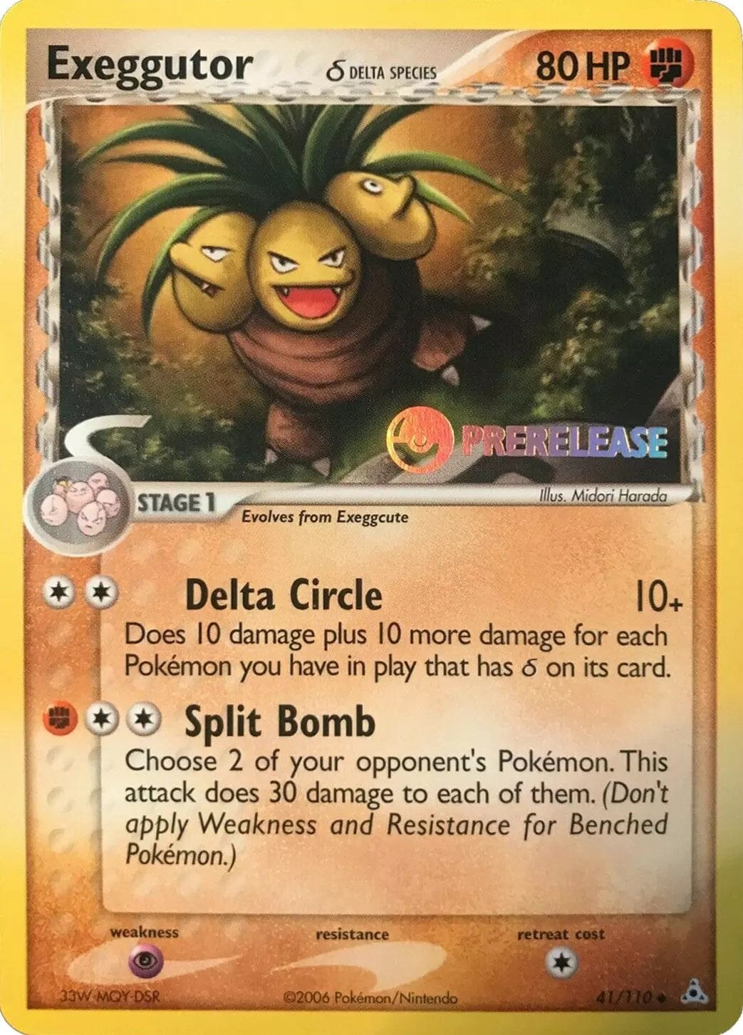 Exeggutor (41/110) (Prerelease) [EX: Holon Phantoms] Pokemon Single Pokémon  | Multizone: Comics And Games
