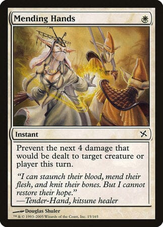 Mending Hands [Betrayers of Kamigawa] MTG Single Magic: The Gathering  | Multizone: Comics And Games