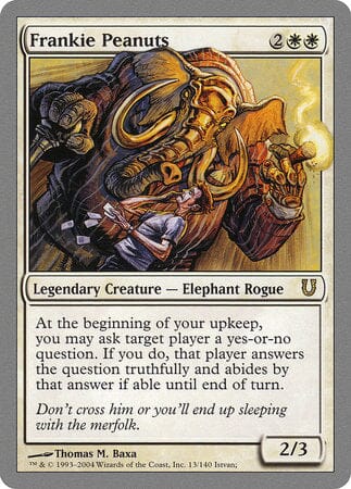 Frankie Peanuts [Unhinged] MTG Single Magic: The Gathering  | Multizone: Comics And Games