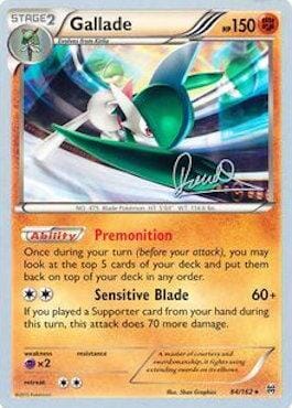 Gallade (84/162) (Infinite Force - Diego Cassiraga) [World Championships 2017] Pokemon Single Pokémon  | Multizone: Comics And Games