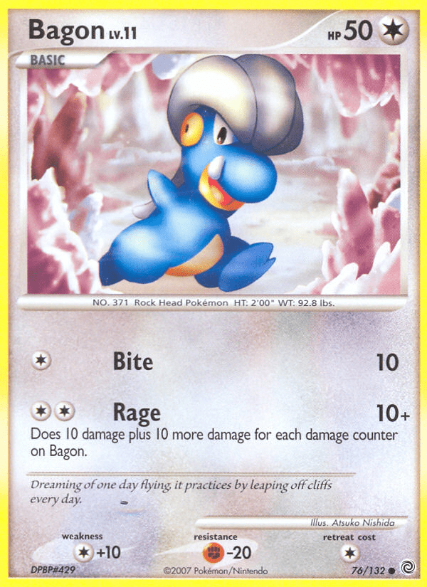 Bagon (76/132) [Diamond & Pearl: Secret Wonders] Pokemon Single Pokémon  | Multizone: Comics And Games