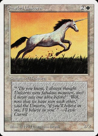 Pearled Unicorn [Summer Magic / Edgar] MTG Single Magic: The Gathering  | Multizone: Comics And Games