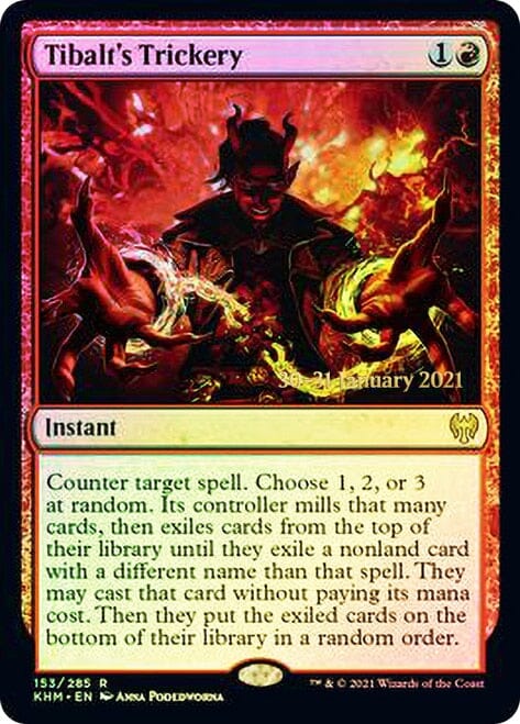 Tibalt's Trickery [Kaldheim Prerelease Promos] MTG Single Magic: The Gathering  | Multizone: Comics And Games