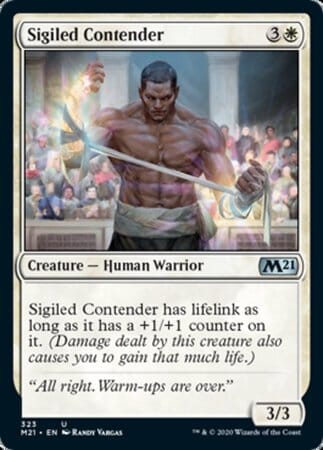 Sigiled Contender [Core Set 2021] MTG Single Magic: The Gathering  | Multizone: Comics And Games