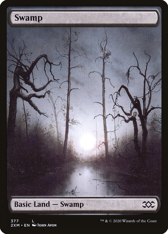 Swamp (377) [Double Masters] MTG Single Magic: The Gathering  | Multizone: Comics And Games