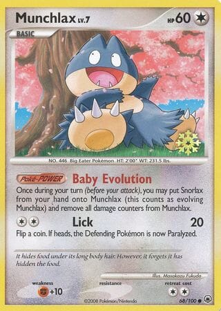 Munchlax (68/100) [Countdown Calendar Promos] Pokemon Single Pokémon  | Multizone: Comics And Games