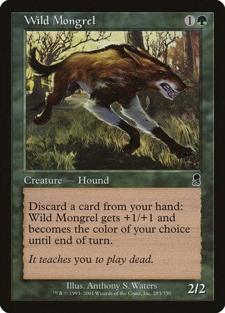 Wild Mongrel [Odyssey] MTG Single Magic: The Gathering  | Multizone: Comics And Games