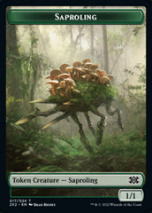 Saproling // Phyrexian Golem Double-sided Token [Double Masters 2022 Tokens] MTG Single Magic: The Gathering  | Multizone: Comics And Games
