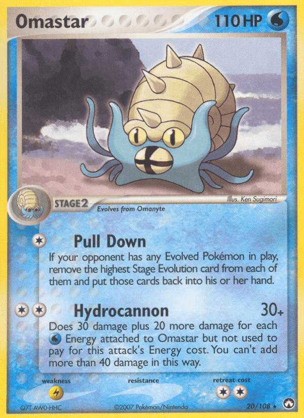 Omastar (20/108) [EX: Power Keepers] Pokemon Single Pokémon  | Multizone: Comics And Games