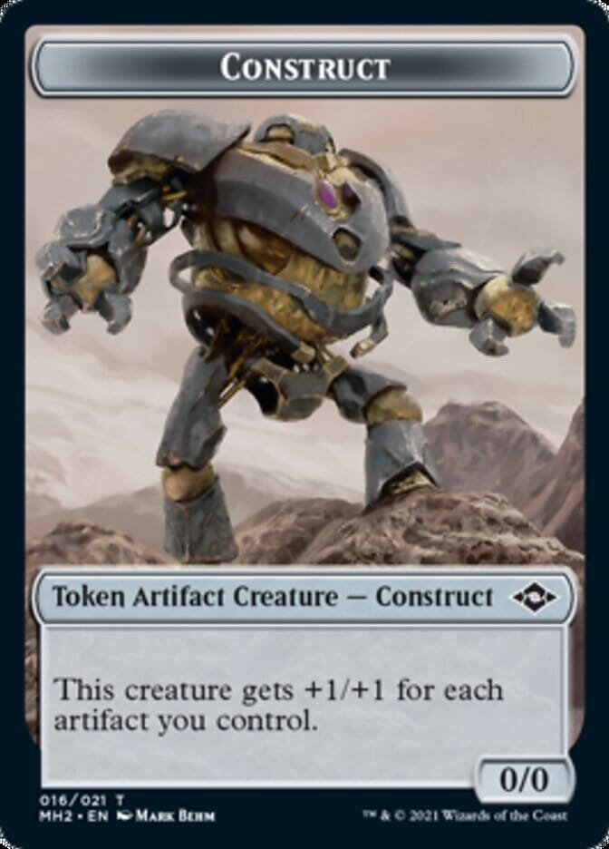 Construct Token // Treasure Token (#20) [Modern Horizons 2 Tokens] MTG Single Magic: The Gathering  | Multizone: Comics And Games
