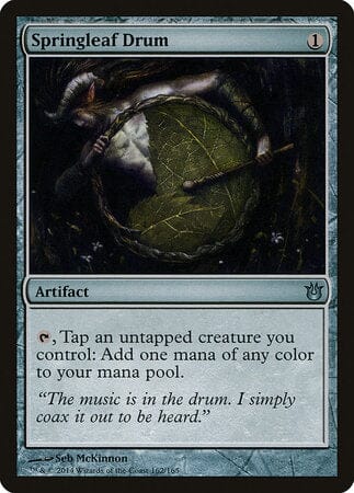 Springleaf Drum [Born of the Gods] MTG Single Magic: The Gathering  | Multizone: Comics And Games