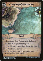 Conqueror's Galleon // Conqueror's Foothold (Buy-A-Box) [Ixalan Treasure Chest] MTG Single Magic: The Gathering  | Multizone: Comics And Games