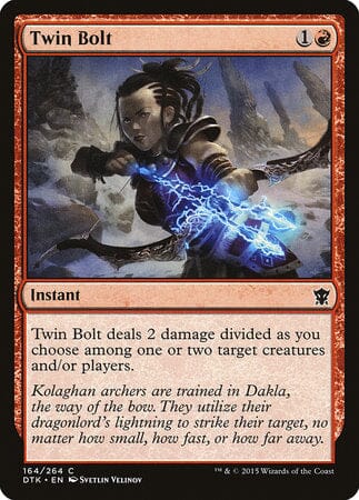 Twin Bolt [Dragons of Tarkir] MTG Single Magic: The Gathering  | Multizone: Comics And Games