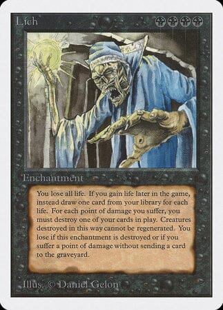 Lich [Unlimited Edition] MTG Single Magic: The Gathering  | Multizone: Comics And Games