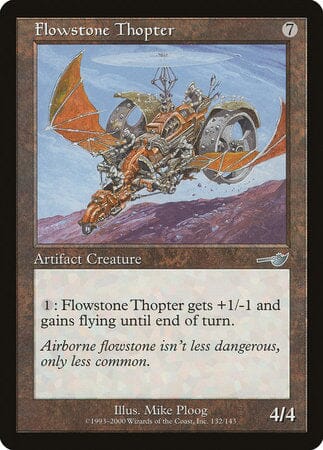 Flowstone Thopter [Nemesis] MTG Single Magic: The Gathering  | Multizone: Comics And Games