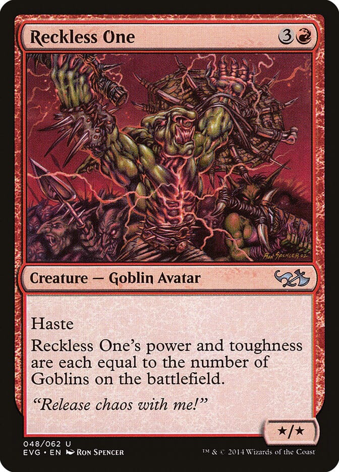 Reckless One (Elves vs. Goblins) [Duel Decks Anthology] MTG Single Magic: The Gathering  | Multizone: Comics And Games