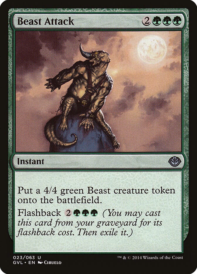 Beast Attack (Garruk vs. Liliana) [Duel Decks Anthology] MTG Single Magic: The Gathering  | Multizone: Comics And Games