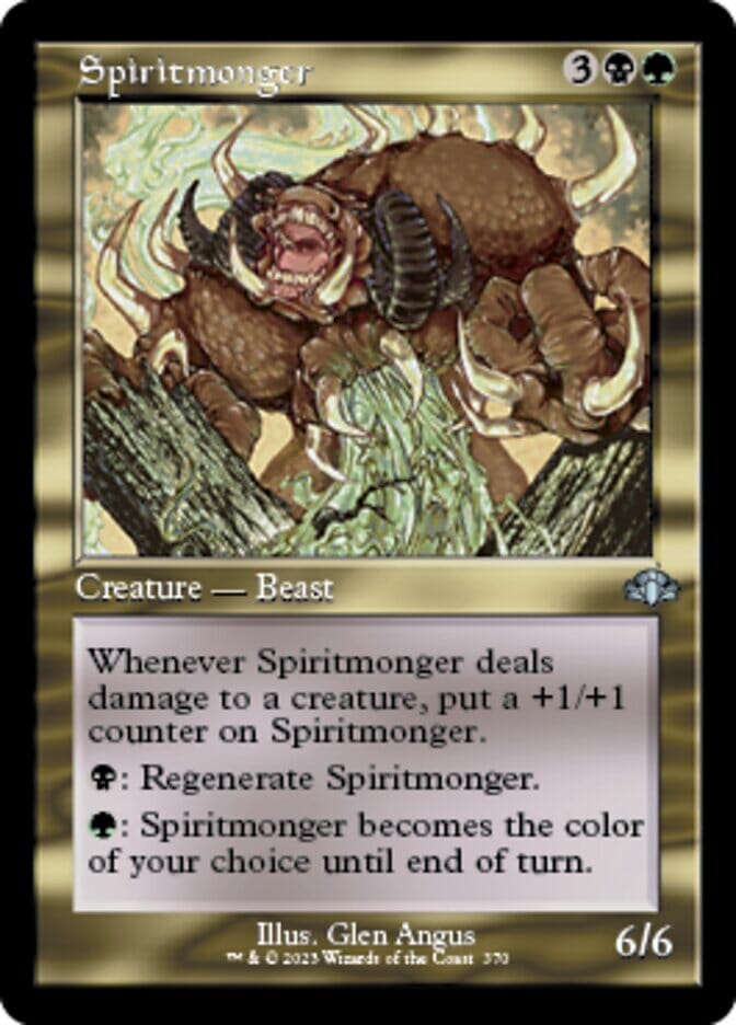 Spiritmonger (Retro) [Dominaria Remastered] MTG Single Magic: The Gathering  | Multizone: Comics And Games