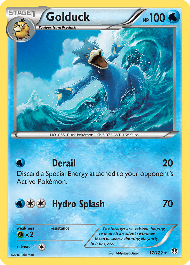 Golduck (17/122) [XY: BREAKpoint] Pokemon Single Pokémon  | Multizone: Comics And Games