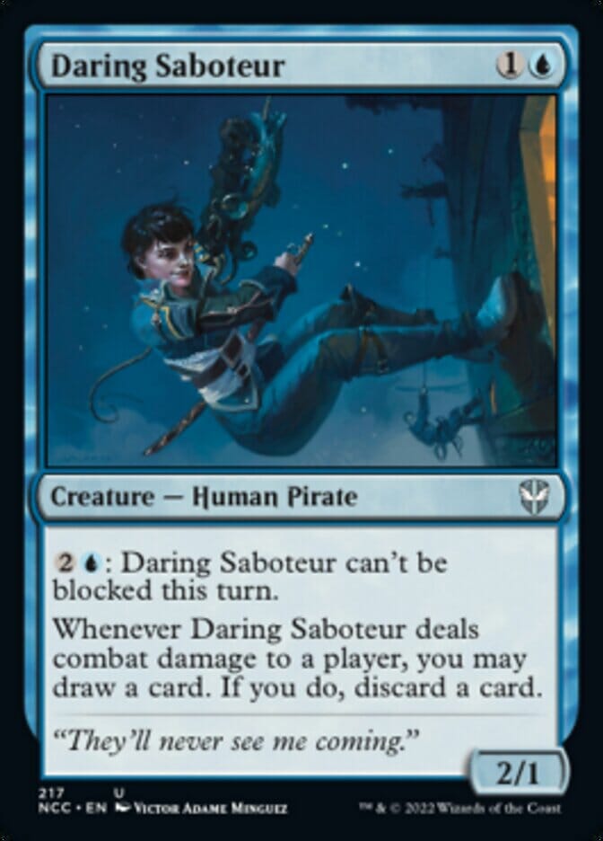 Daring Saboteur [Streets of New Capenna Commander] MTG Single Magic: The Gathering  | Multizone: Comics And Games