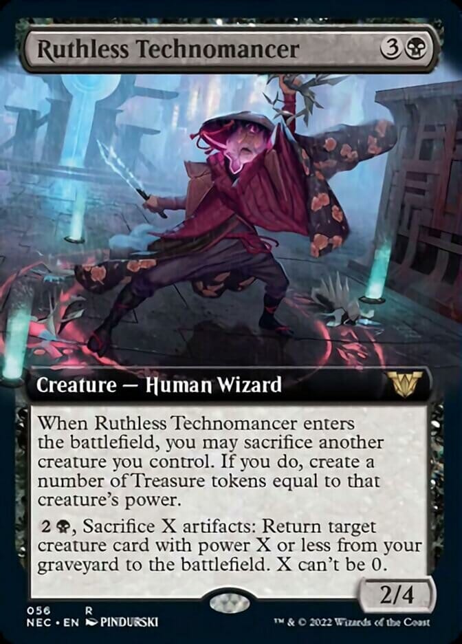 Ruthless Technomancer (Extended) [Kamigawa: Neon Dynasty Commander] MTG Single Magic: The Gathering  | Multizone: Comics And Games