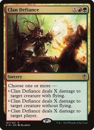 Clan Defiance [Commander 2016] MTG Single Magic: The Gathering  | Multizone: Comics And Games