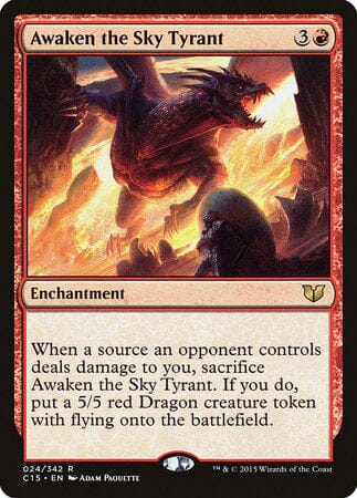 Awaken the Sky Tyrant [Commander 2015] MTG Single Magic: The Gathering  | Multizone: Comics And Games