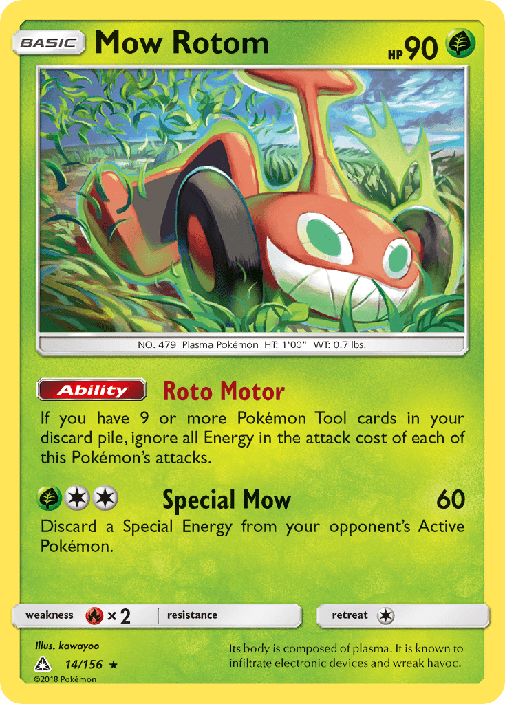 Mow Rotom (14/156) [Sun & Moon: Ultra Prism] Pokemon Single Pokémon  | Multizone: Comics And Games