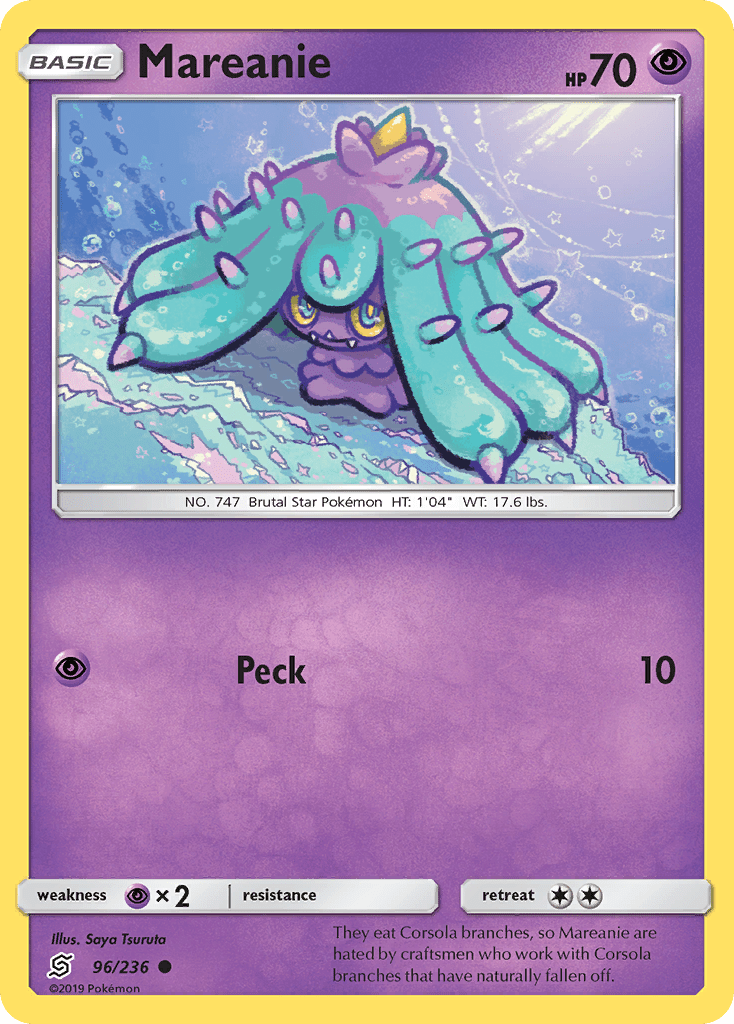 Mareanie (96/236) [Sun & Moon: Unified Minds] Pokemon Single Pokémon  | Multizone: Comics And Games
