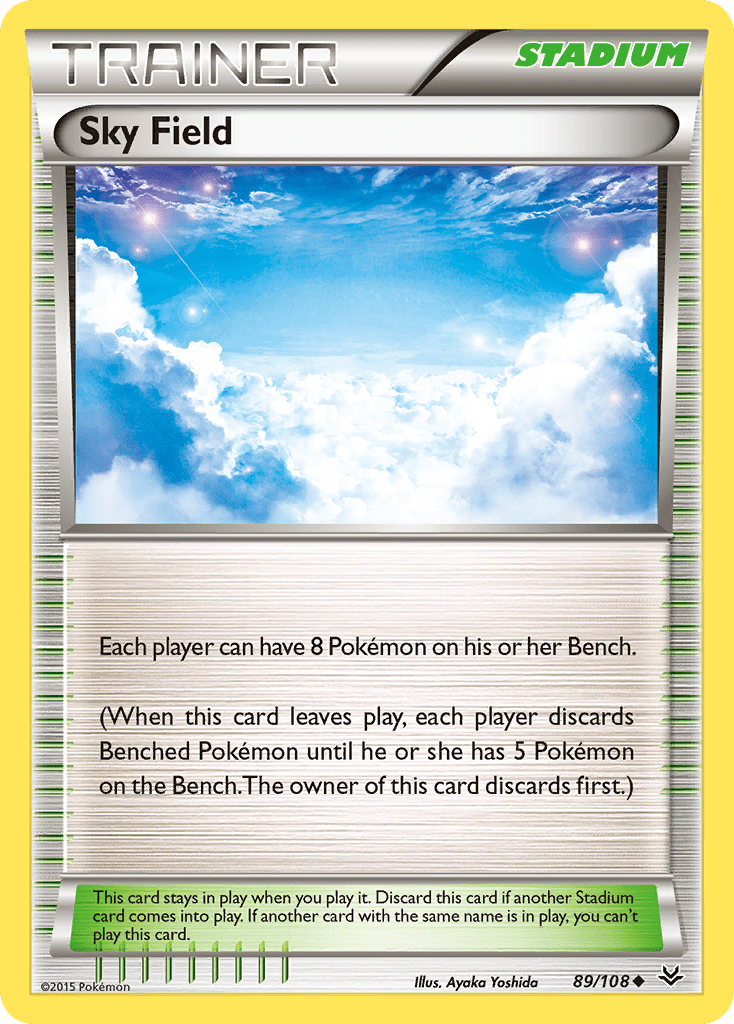 Sky Field (89/108) [XY: Roaring Skies] Pokemon Single Pokémon  | Multizone: Comics And Games