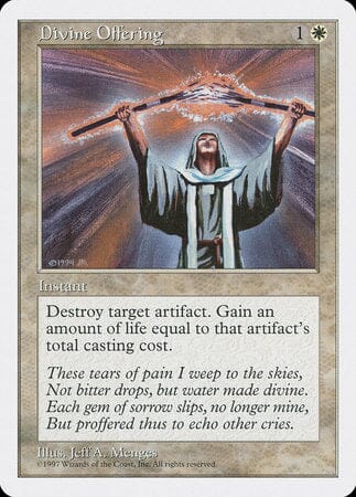 Divine Offering [Fifth Edition] MTG Single Magic: The Gathering  | Multizone: Comics And Games