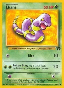 Ekans (56/82) [Team Rocket Unlimited] Pokemon Single Pokémon  | Multizone: Comics And Games