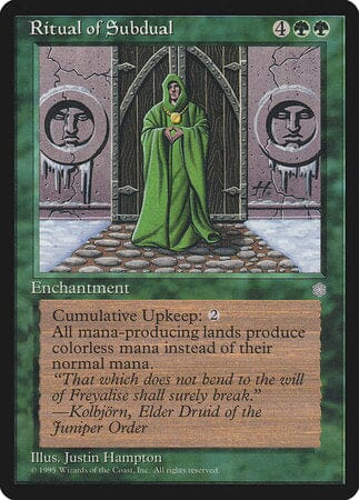 Ritual of Subdual [Ice Age] MTG Single Magic: The Gathering  | Multizone: Comics And Games